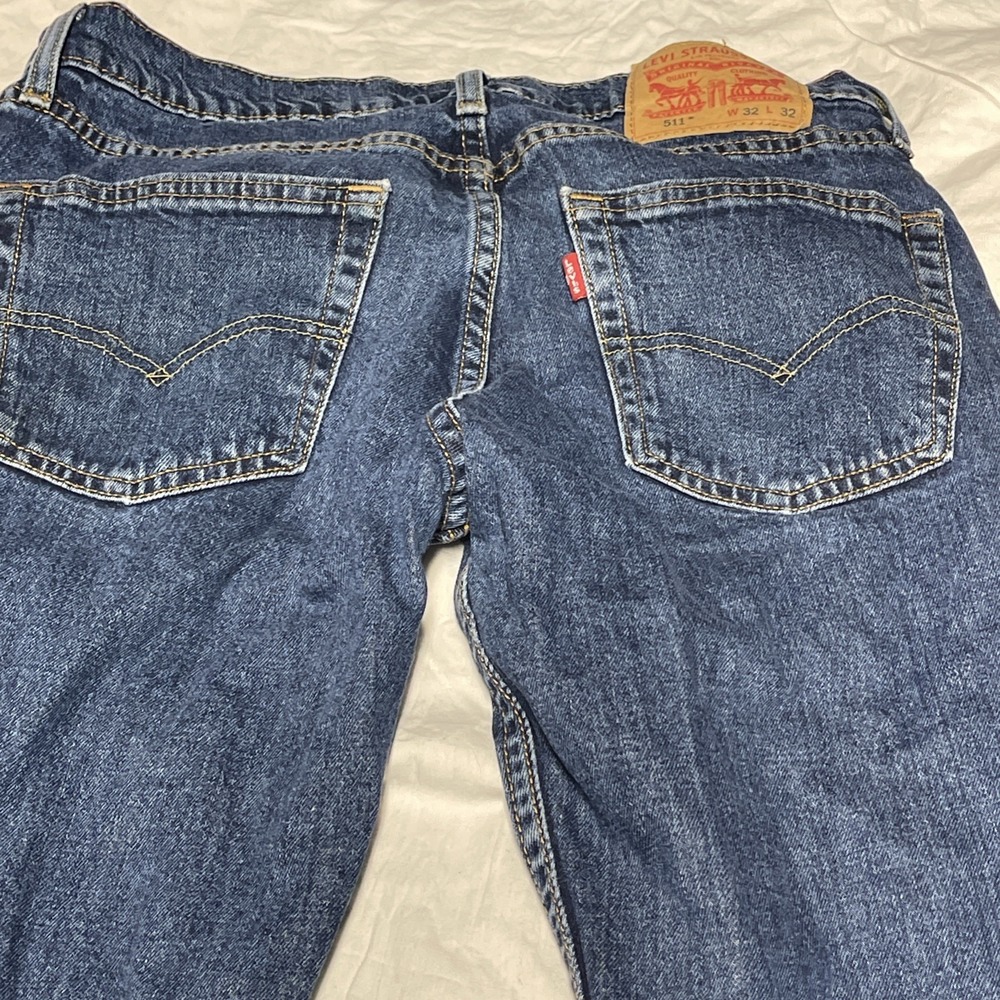Levis 511 Men 32x 31 Blue - Picture 12 of 14